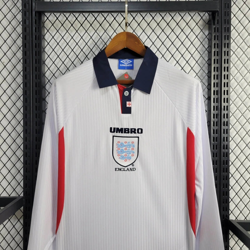 Camisa Retrô da Inglaterra 1998 - Manga Longa