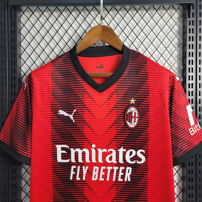 Camisa Oficial do Milan 23/24 - Versão Torcedor