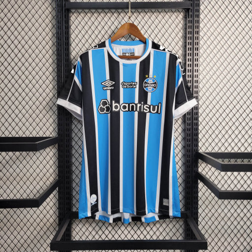 Camisa Oficial do Grêmio 23/24 Versão Torcedor - Completa com Patrocínio