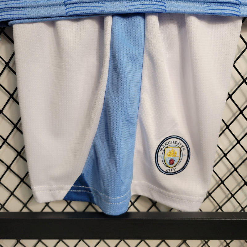 Conjunto Infantil Oficial do Manchester City 23/24 - Kids