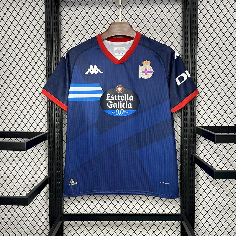 Camisa Oficial do Deportivo La Coruña 24/25 - Versão Torcedor