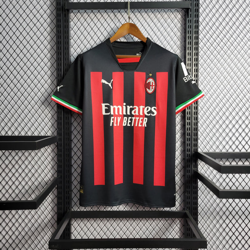 Camisa Oficial do Milan 22/23 - Versão Torcedor