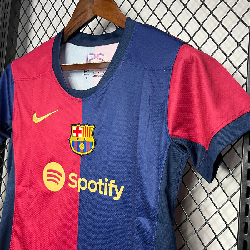 Camisa Feminia Oficial do Barcelona 24/25 Versão Torcedor - Baby Look