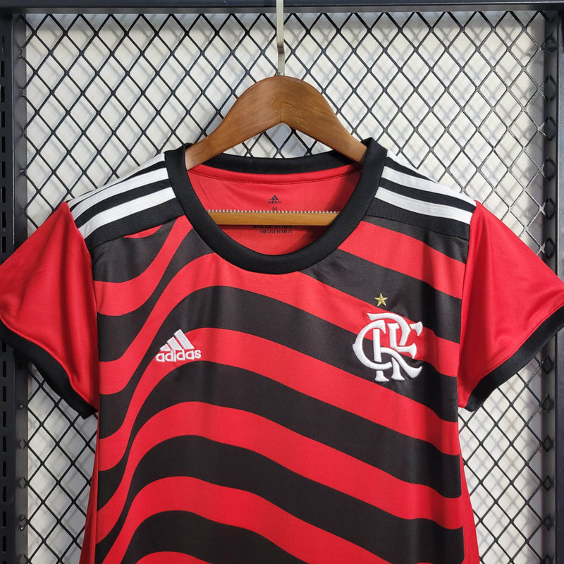 Camisa 3 Feminina Oficial do CR Flamengo 22/23 - Baby Look