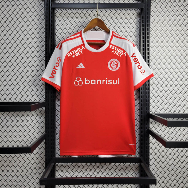 Camisa Oficial do Internacional 24/25 Versão Torcedor - Completa com Patrocínios