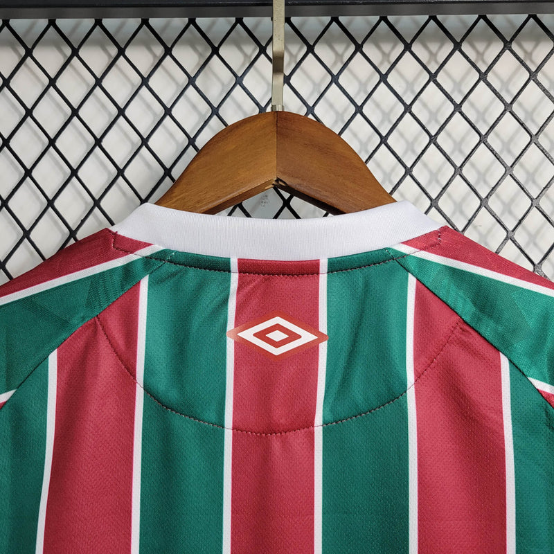 Camisa Feminina Oficial do Fluminense 23/24 Baby Look - Libertadores