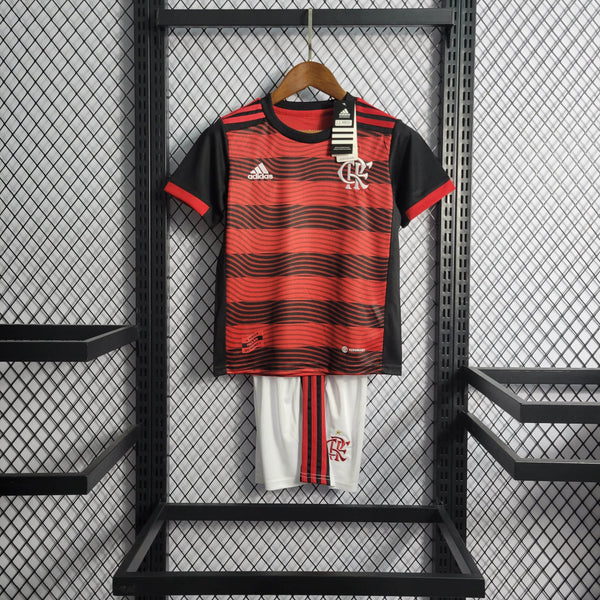 Conjunto Infantil Oficial do CR Flamengo 22/23 - Kids