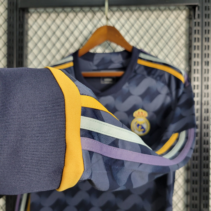 Camisa 2 Oficial do Real Madrid 23/24 - Manga Longa