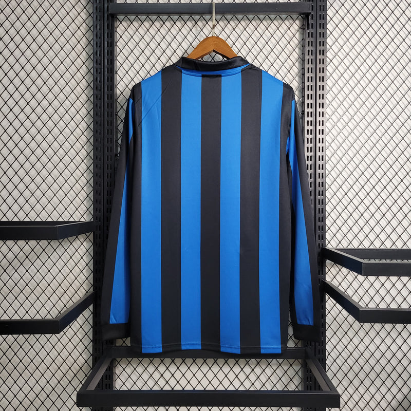 Camisa Oficial da Inter de Milão 1998 - Manga Longa