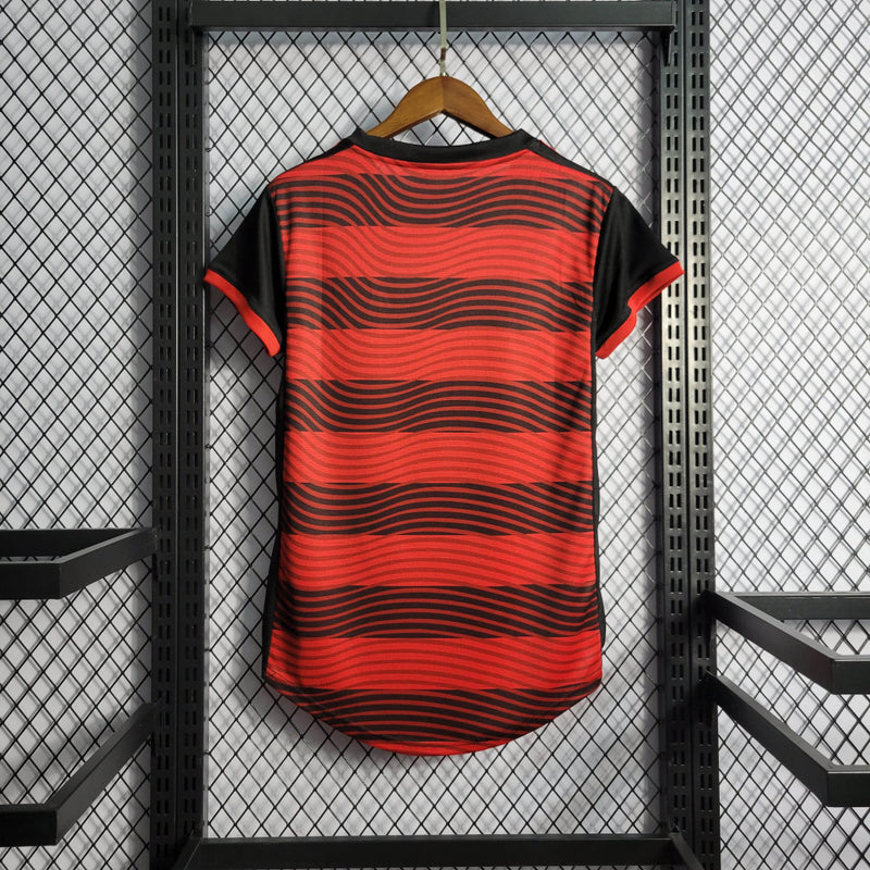 Camisa Feminina Oficial do CR Flamengo 22/23 - Baby Look