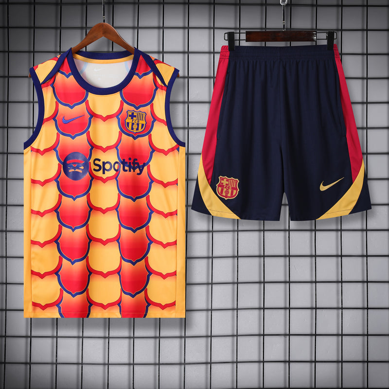 Kit Oficial do Barcelona 24/25 - Treino