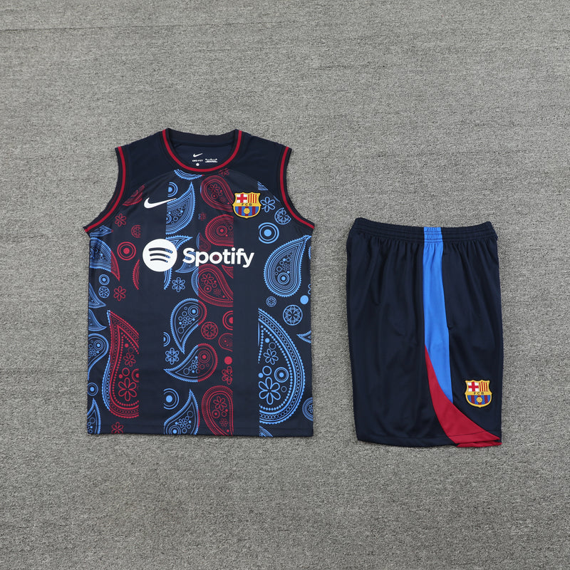 Kit Oficial do Barcelona 24/25 - Treino