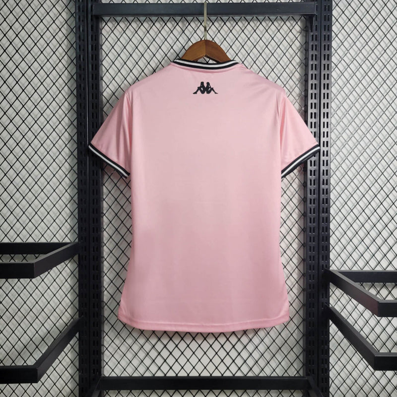 Camisa Feminina Oficial do Vasco 23/24 Baby Look - Outubro Rosa