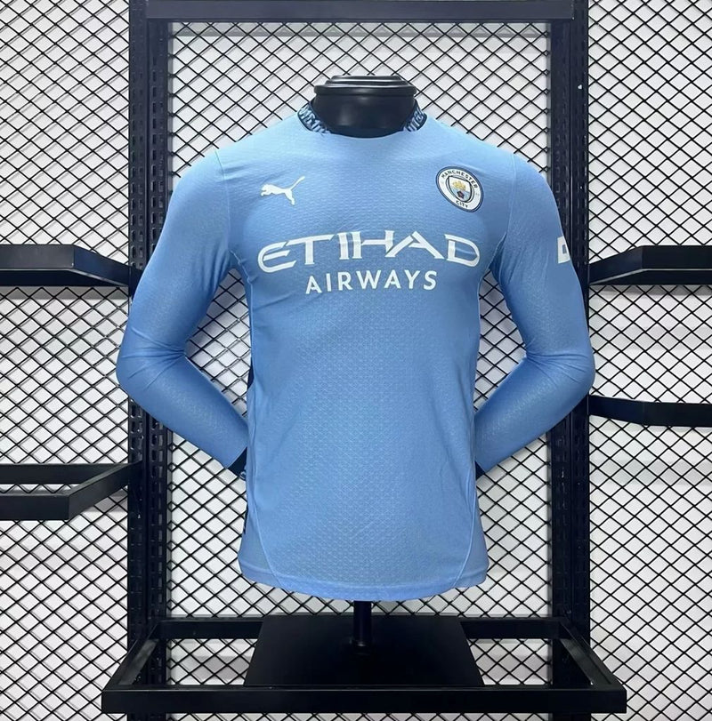 Camisa Oficial do Manchester City 24/25 - Manga Longa