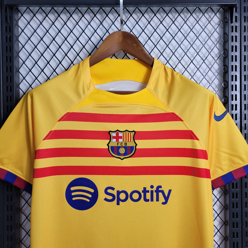 Camisa 4 Oficial do Barcelona 23/24 - Versão Torcedor