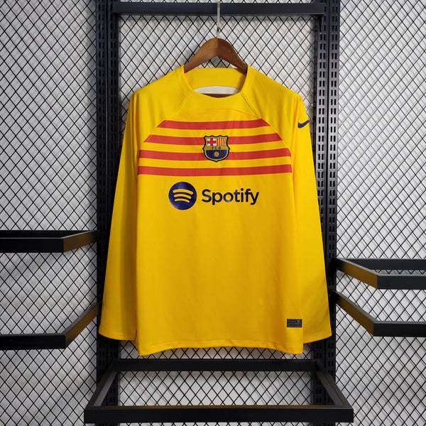 Camisa 4 Oficial do Barcelona 23/24 - Manga Longa