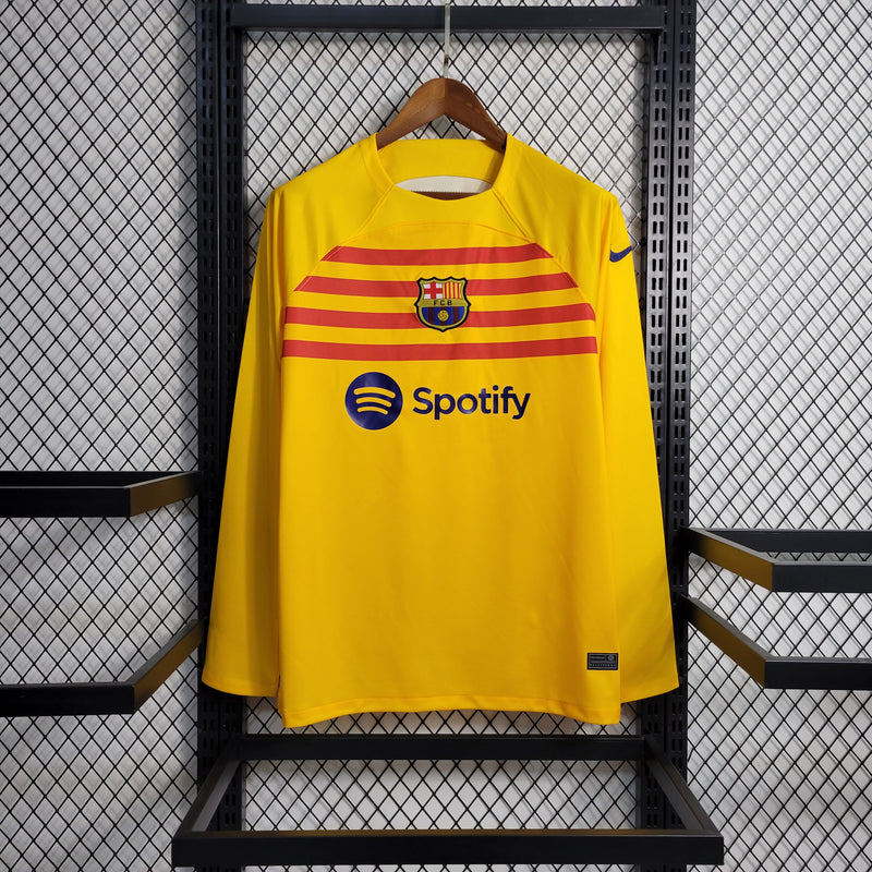 Camisa 4 Oficial do Barcelona 23/24 - Manga Longa