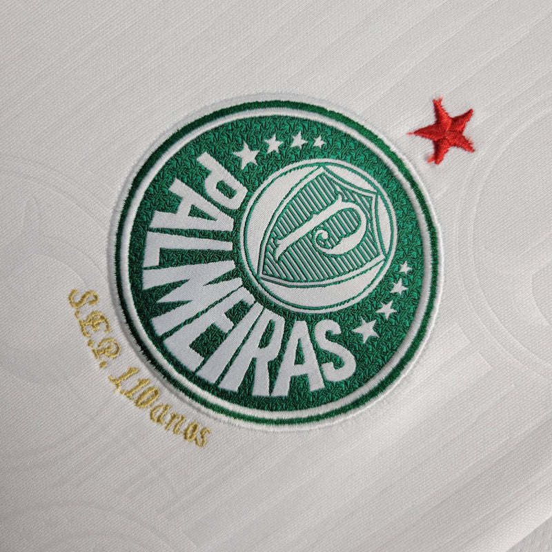 Camisa 2 Feminina Oficial do Palmeiras 24/25 Baby Look - Completa com Patrocínios