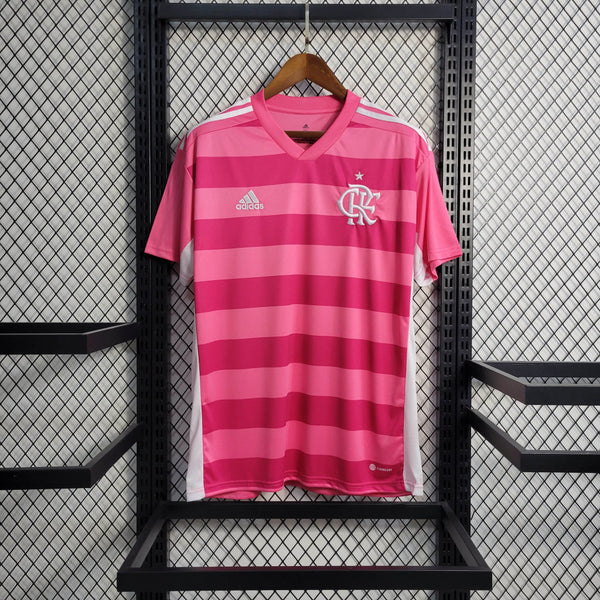 Camisa Oficial do CR Flamengo 22/23 Versão Torcedor - Outubro Rosa