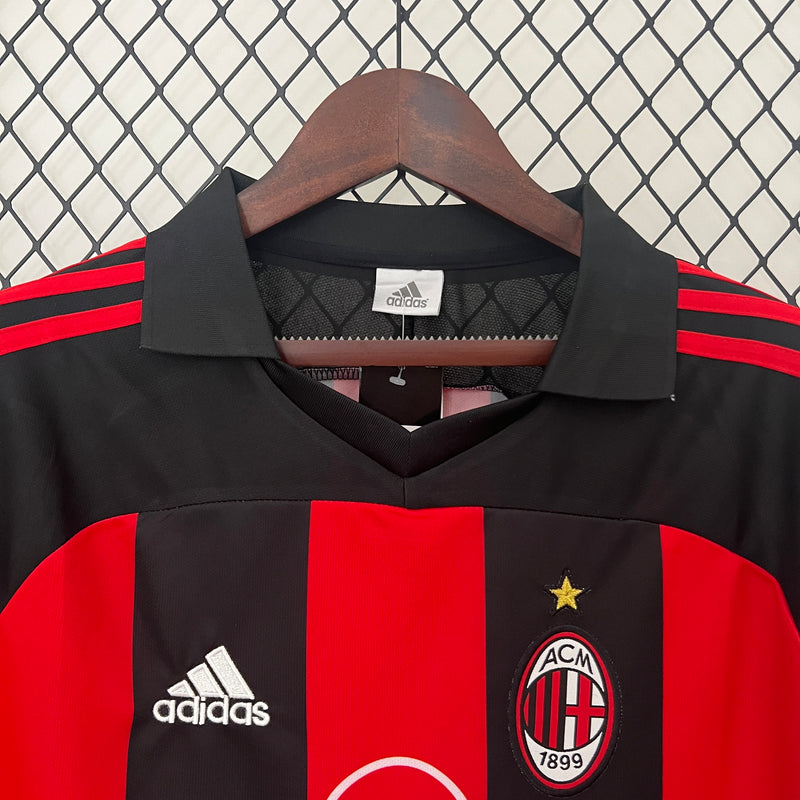 Camisa Retrô do Milan 2000/2002