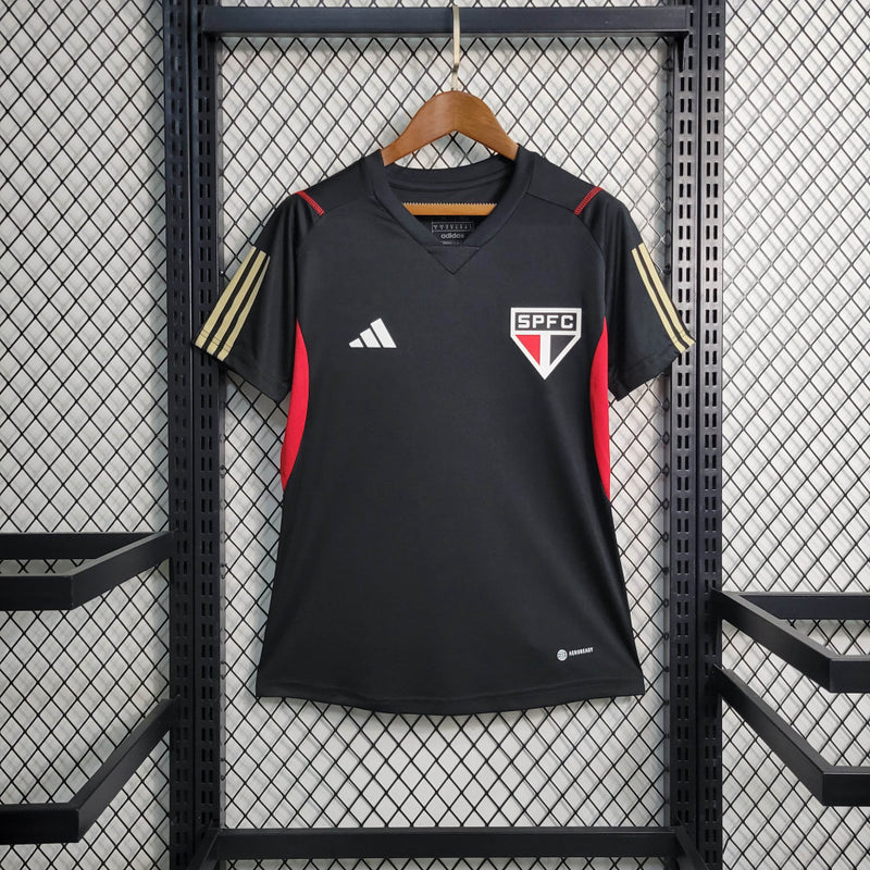 Camisa Feminina Oficial do São Paulo 23/24 Baby Look - Treino