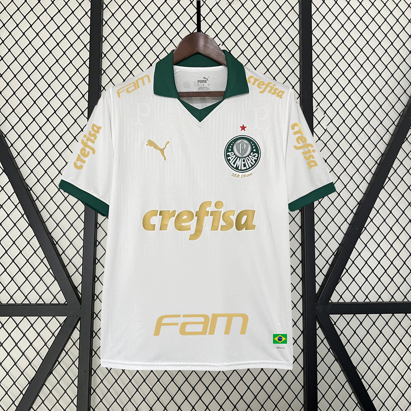 Camisa 2 Oficial do Palmeiras 24/25 Versão Torcedor - Completa com Patrocínios