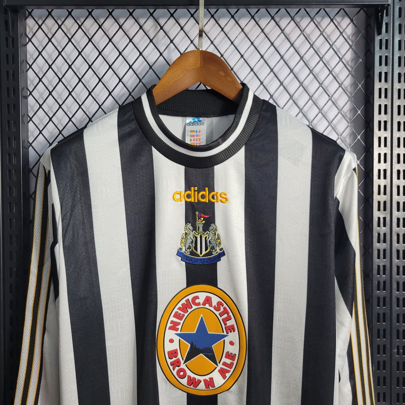 Camisa Retrô do Newcastle 1995/1997 - Manga Longa