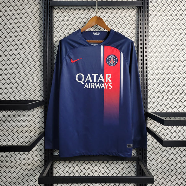 Camisa Oficial do PSG 23/24 - Manga Longa