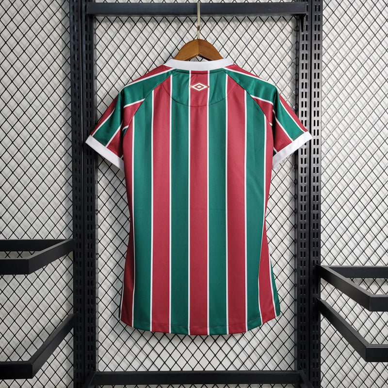 Camisa Feminina Oficial do Fluminense 23/24 Baby Look - Libertadores