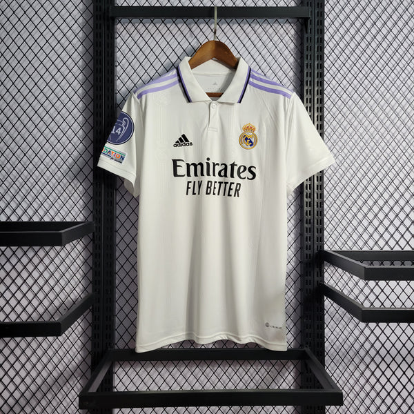 Camisa Oficial do Real Madrid 22/23 - Champions League