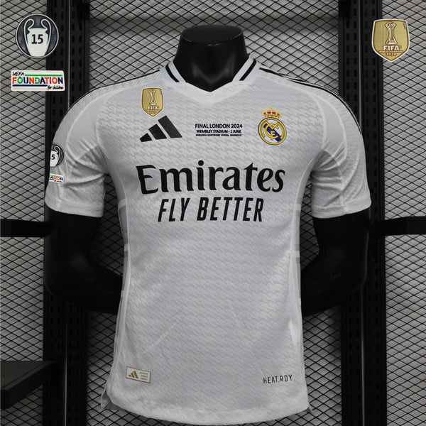 Camisa Oficial do Real Madrid 24/25 Versão Jogador - Champions League