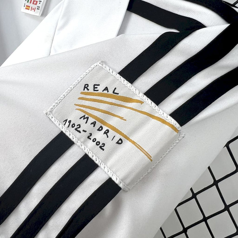 Camisa Retrô do Real Madrid 2002 - Versão Retrô