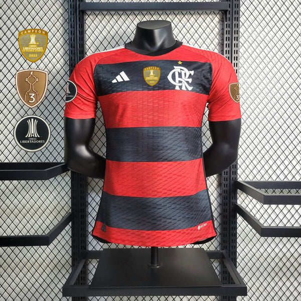 Camisa Oficial do CR Flamengo 23/24 Versão Jogador - Libertadores