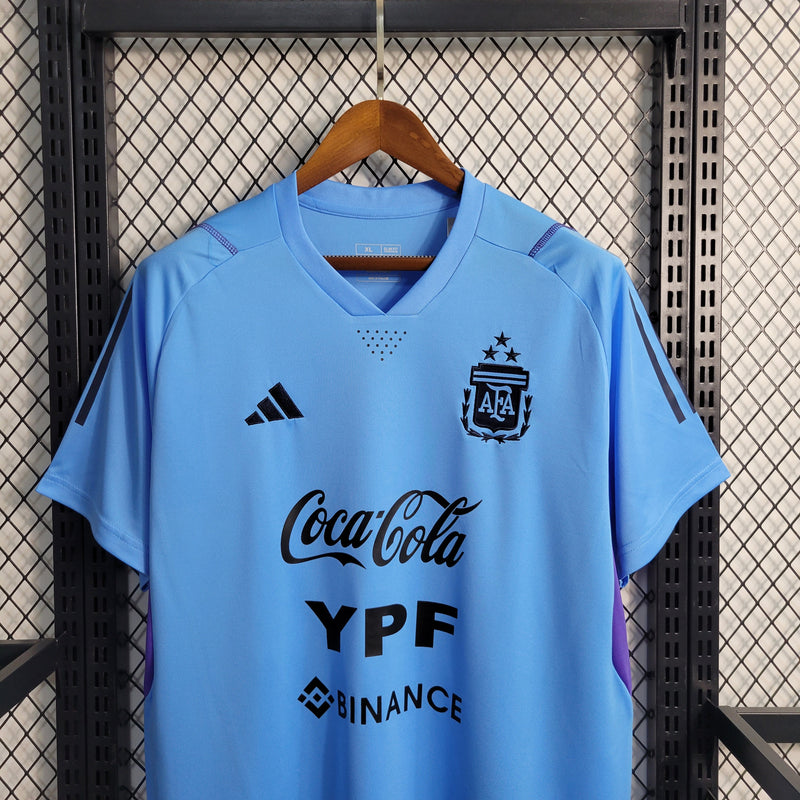 Camisa Oficial da Argentina 23/24 Treino - Completa Com Patrocínio