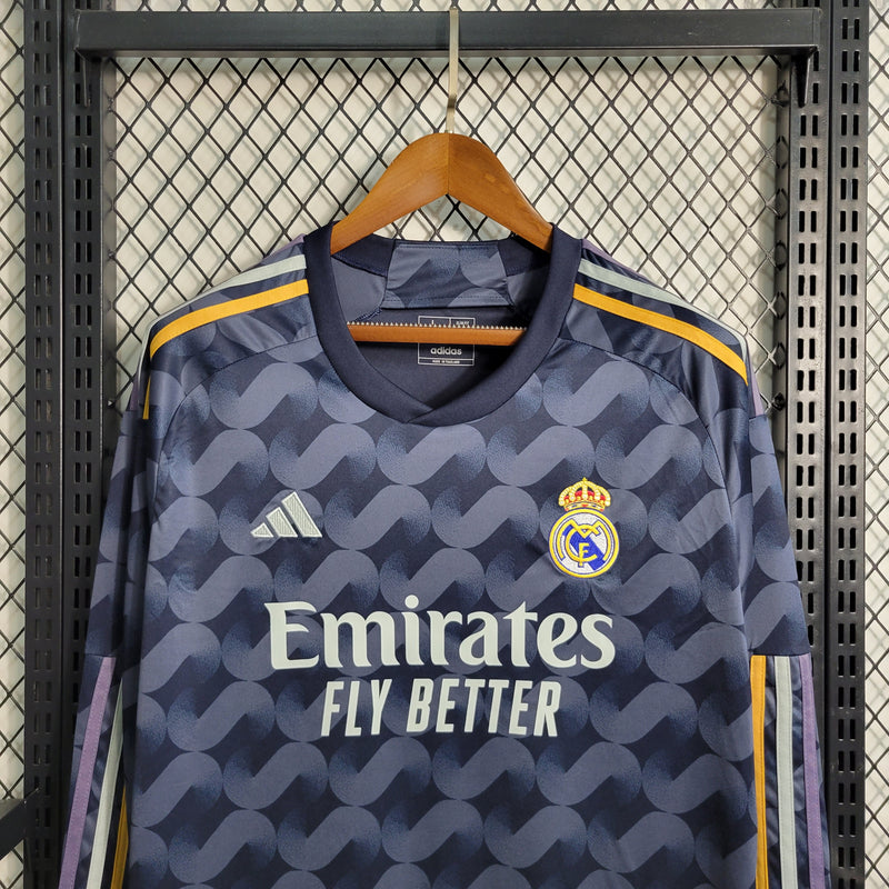 Camisa 2 Oficial do Real Madrid 23/24 - Manga Longa