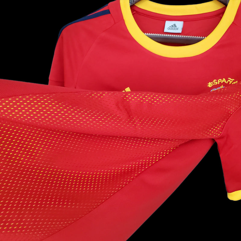 Camisa Retrô da Espanha 2002