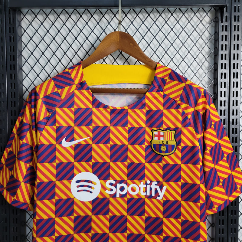 Camisa Oficial do Barcelona 23/24 - Treino