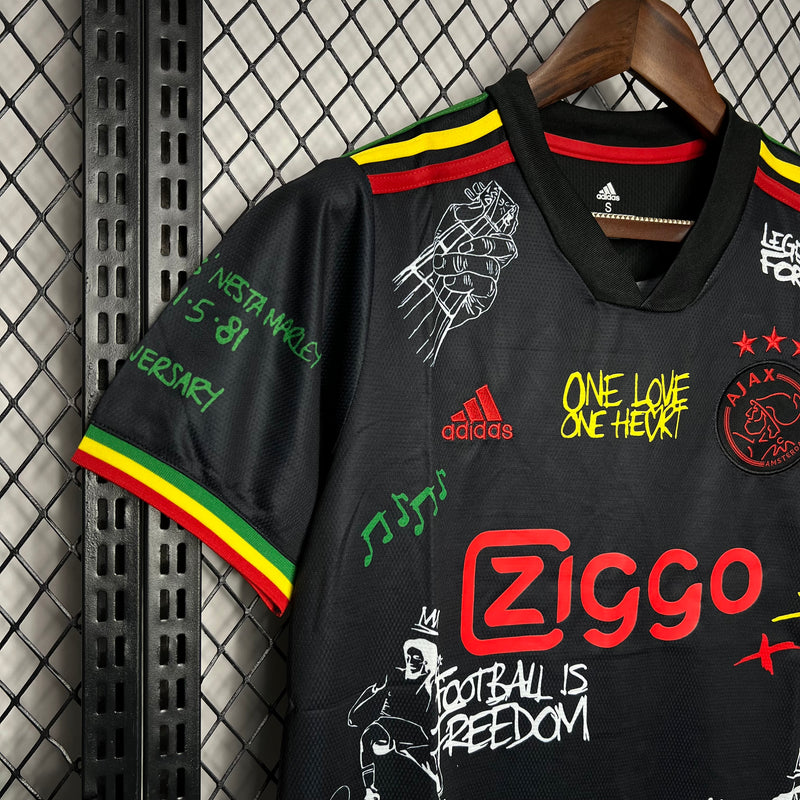 Camisa Oficial do Ajax 21/22 Versão Torcedor - Bob Marley