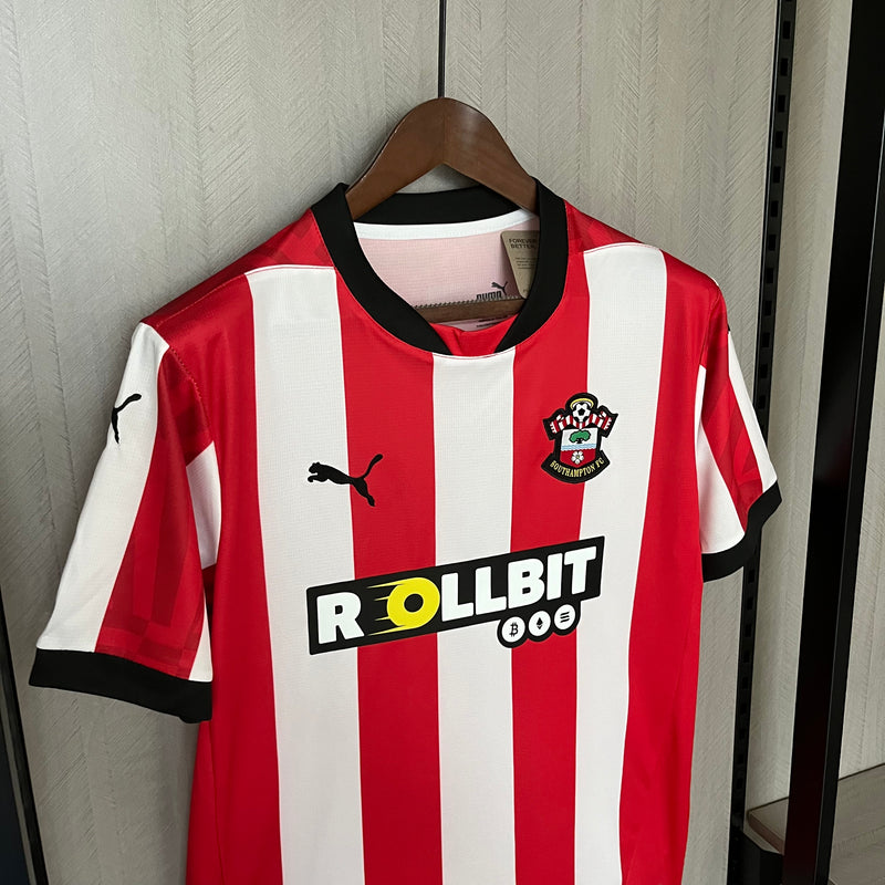 Camisa Oficial do Southampton 24/25 - Versão Torcedor