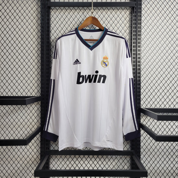 Camisa Retrô do Real Madrid 2012/2013 - Manga Longa