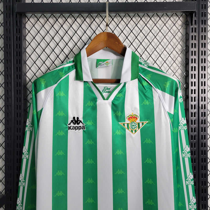 Camisa Retrô do Real Betis 1995/1997 - Manga Longa