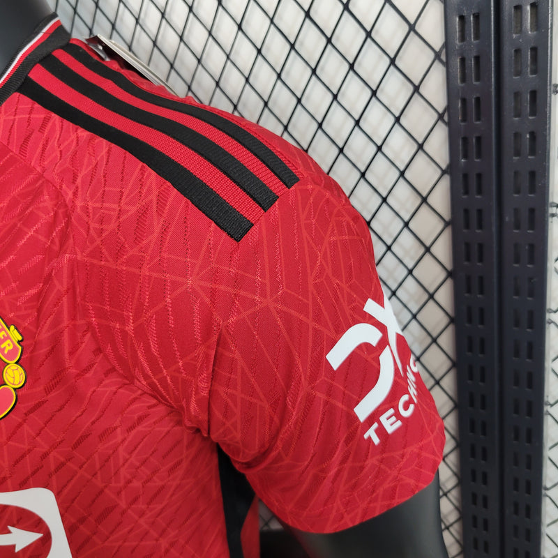 Camisa Oficial do Manchester United 23/24 - Versão Jogador