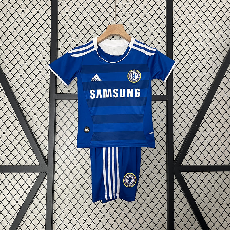 Conjunto Retrô Infantil Oficial do Chelsea 2012 - Kids