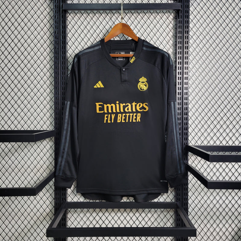 Camisa 2 Oficial do Real Madrid 23/24 - Manga Longa