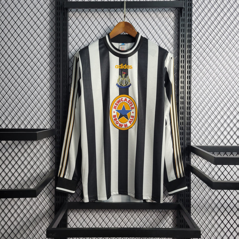 Camisa Retrô do Newcastle 1995/1997 - Manga Longa