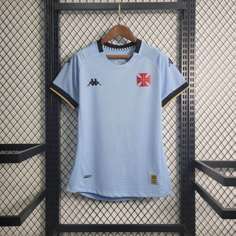 Camisa Feminina Oficial do Vasco 23/24 Baby Look - Goleiro