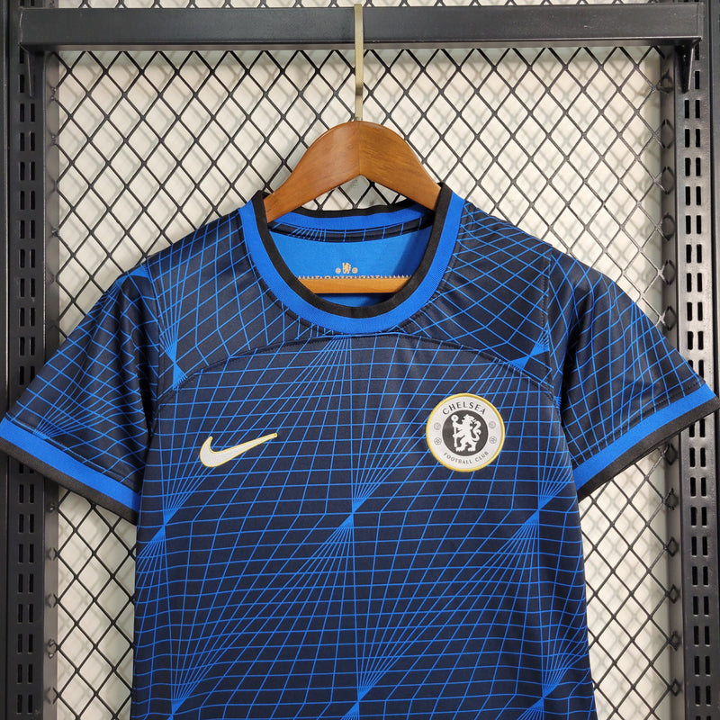 Camisa 2 Feminina Oficial do Chelsea 23/24 - Baby Look