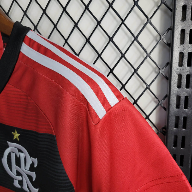 Camisa Feminina Oficial do CR Flamengo 23/24 Versão Torcedor - Baby Look