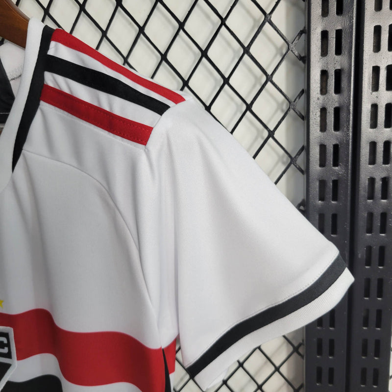 Camisa Feminina Oficiail do São Paulo 23/24 Baby Look - Copa do Brasil