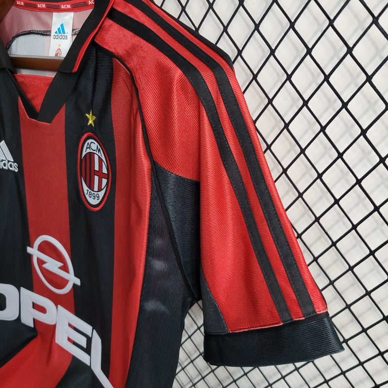 Camisa Retrô do Milan 1998/1999